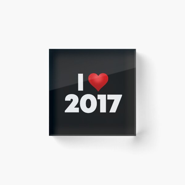 Item preview, I Love 2017 designed and sold by Itsheartshop.