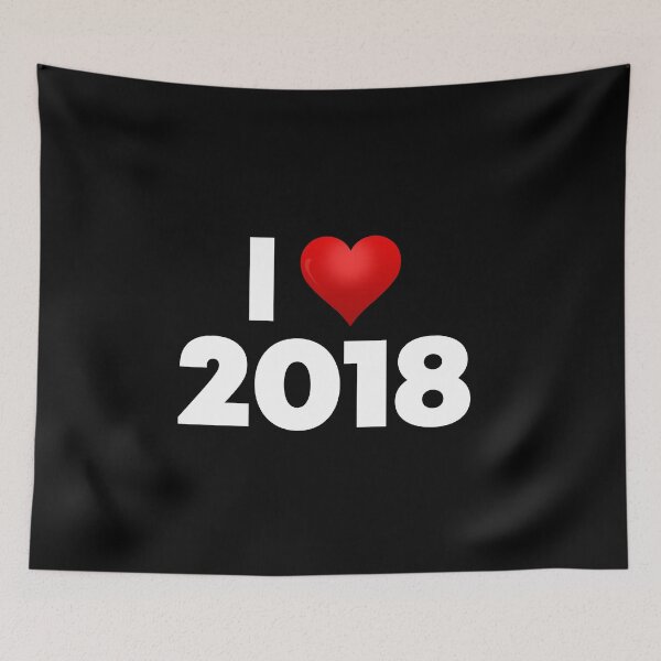 Item preview, I Love 2018 designed and sold by Itsheartshop.