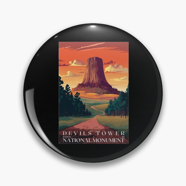 Item preview, Devils Tower National Monument designed and sold by kobimaza.