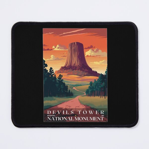 Item preview, Devils Tower National Monument designed and sold by kobimaza.