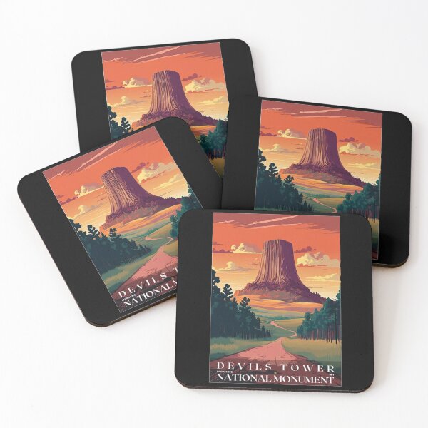 Item preview, Devils Tower National Monument designed and sold by kobimaza.