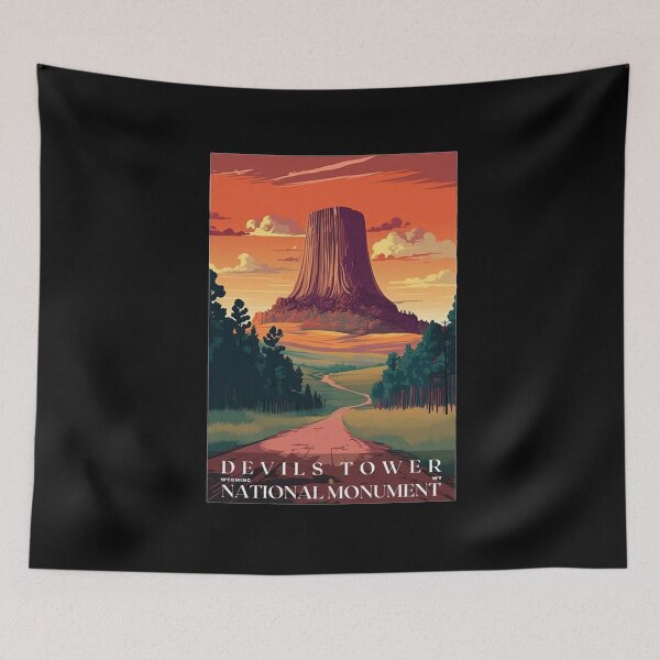 Item preview, Devils Tower National Monument designed and sold by kobimaza.