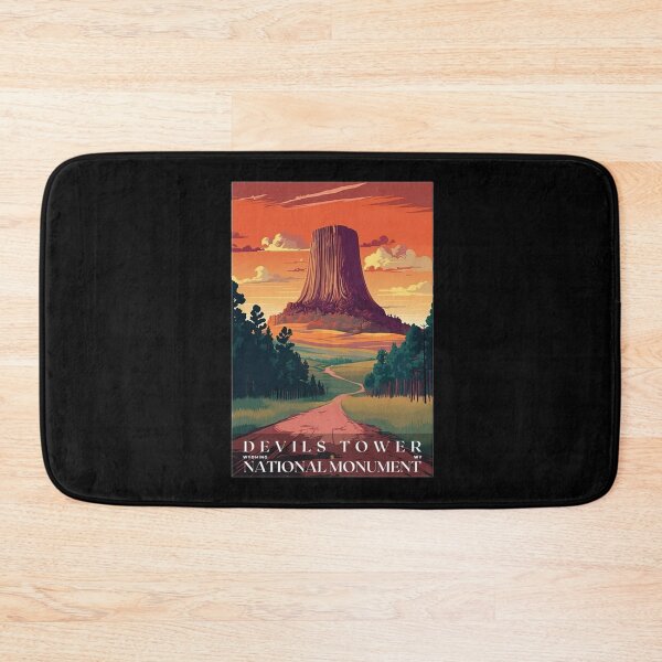 Item preview, Devils Tower National Monument designed and sold by kobimaza.