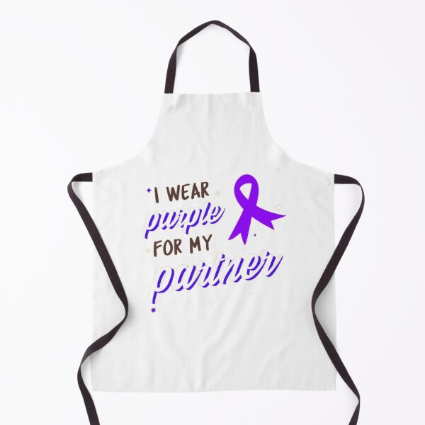 Item preview, Crohns and Colitis awareness purple ribbon - I wear purple for my partner designed and sold by Rodayna Elnaggar.