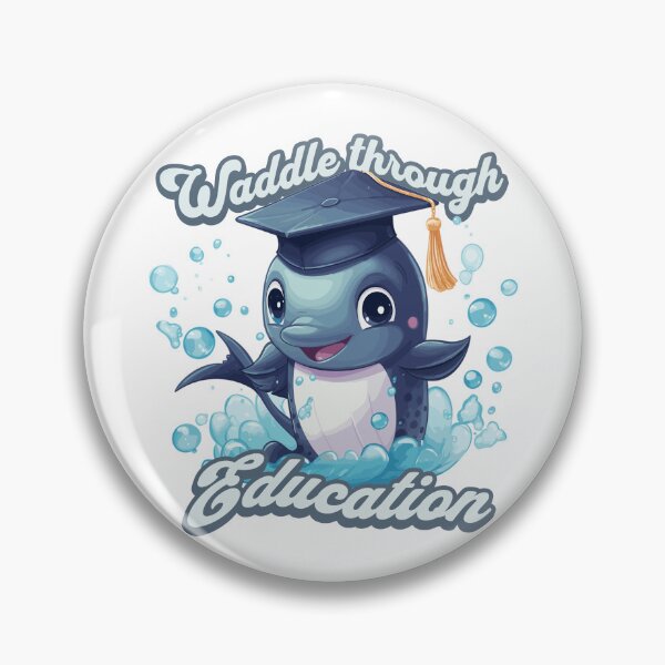 Item preview, Cute Penguin Waddle Through Education Back to School Kawaii designed and sold by LOT7Clothing.