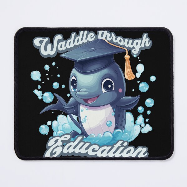 Item preview, Cute Penguin Waddle Through Education Back to School Kawaii designed and sold by LOT7Clothing.