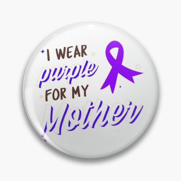 Item preview, Crohns and Colitis awareness purple ribbon - I wear purple for my Mother  designed and sold by Rodayna Elnaggar.