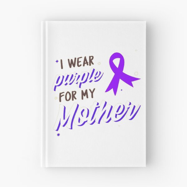 Item preview, Crohns and Colitis awareness purple ribbon - I wear purple for my Mother  designed and sold by Rodayna Elnaggar.