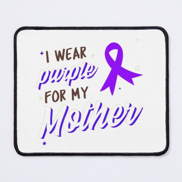 Item preview, Crohns and Colitis awareness purple ribbon - I wear purple for my Mother  designed and sold by Rodayna Elnaggar.
