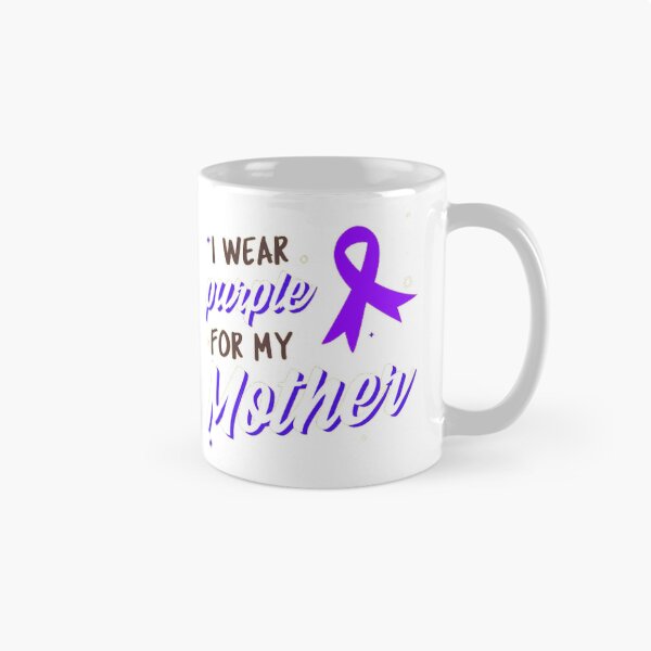 Item preview, Crohns and Colitis awareness purple ribbon - I wear purple for my Mother  designed and sold by Rodayna Elnaggar.