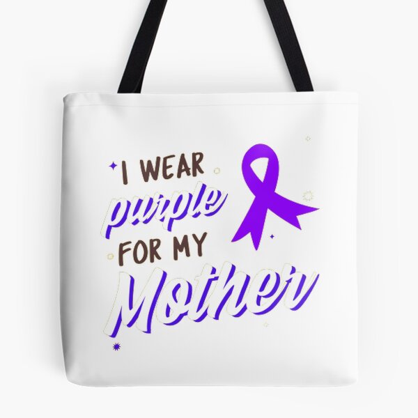 Item preview, Crohns and Colitis awareness purple ribbon - I wear purple for my Mother  designed and sold by Rodayna Elnaggar.