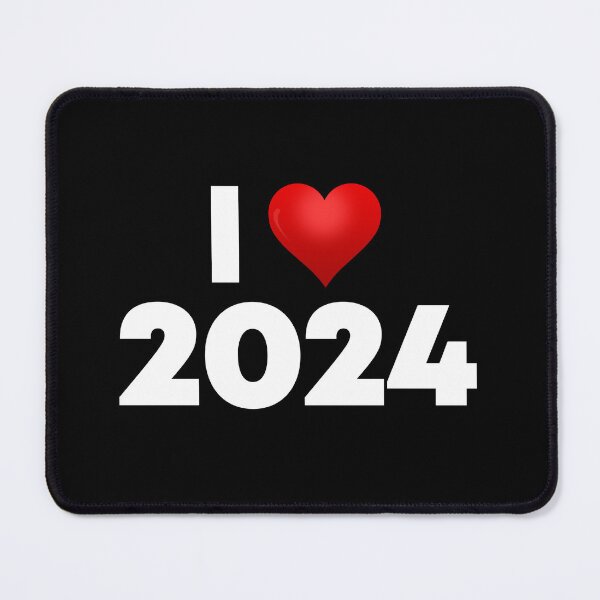 Item preview, I Love 2024 designed and sold by Itsheartshop.