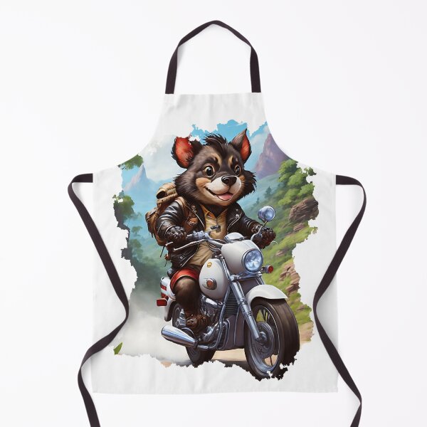 Item preview, Tasmanian Devil On A Bikers Road Trip designed and sold by MysticalSVK.