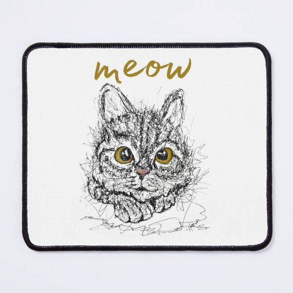 Item preview, Doodly Cat Meow hand made artwork designed and sold by artcollectionc.
