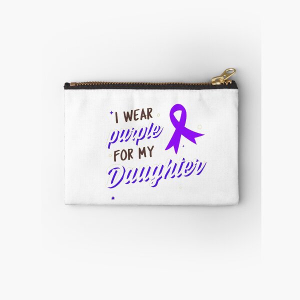 Item preview, Crohns and Colitis awareness purple ribbon - I wear purple for my Daughter designed and sold by Rodayna Elnaggar.