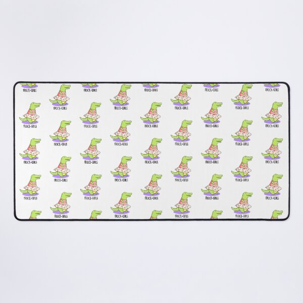 Item preview, Frock-odile Funny Crocodile Puns designed and sold by punnybone.