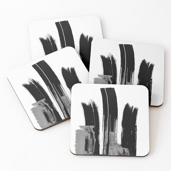 Item preview, Black white gray abstract designed and sold by ElaSzczepaniak.