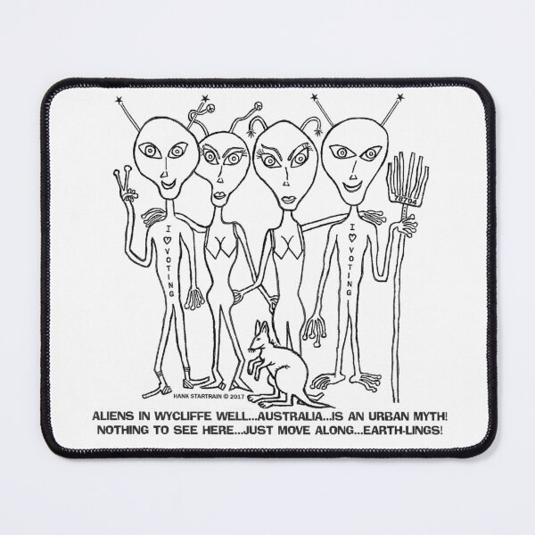 Item preview, 4~ALIENS ~ WYCLIFFE-WELL ~ AUSTRALIA ~ URBAN MYTH ~ EARTHLINGS designed and sold by RodeoMalibu.