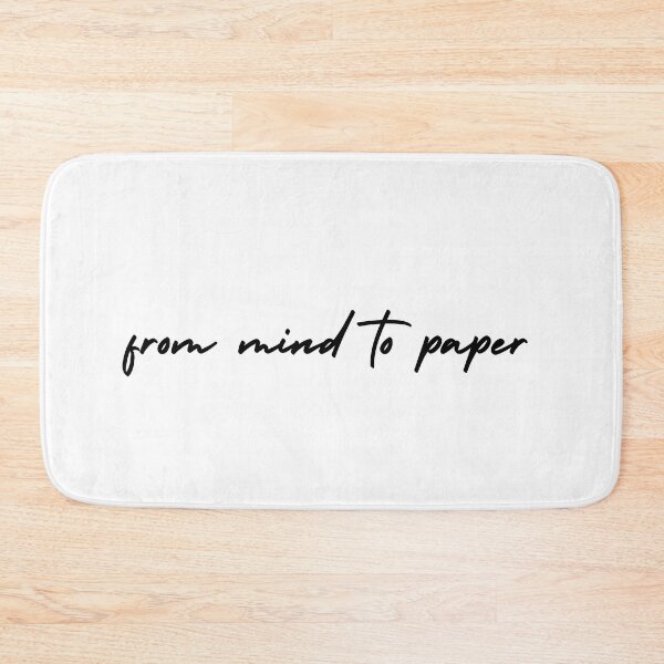 Item preview, from mind to paper | journaling designed and sold by Therapy by Sen.