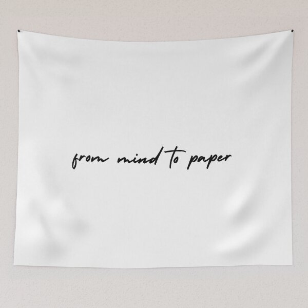 Item preview, from mind to paper | journaling designed and sold by Therapy by Sen.