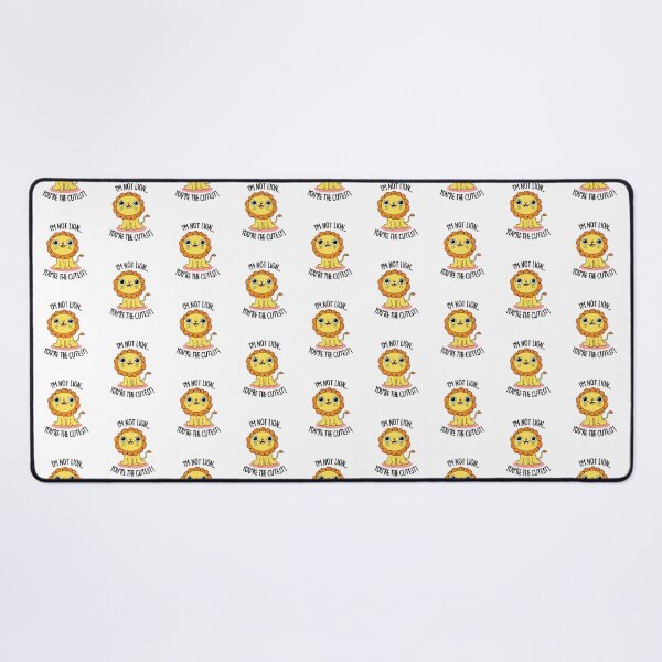 Item preview, I'm Not Lion You're The Cutest Funny Lion Puns  designed and sold by punnybone.