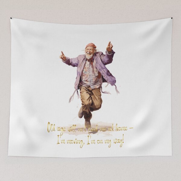 Item preview, Old age will not find me at home designed and sold by CatCoconut-Art.