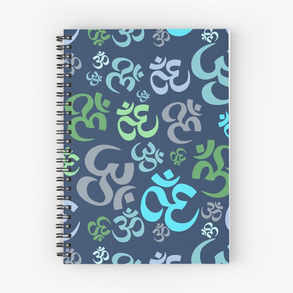 Aperçu de l'œuvre Aum bleu sarcelle et vert créée et vendue par chihuahuashower.