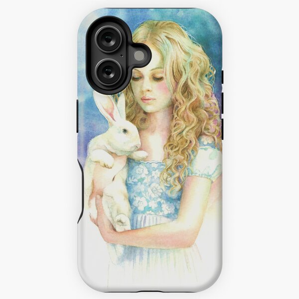 Alice and the Rabbit iPhone Tough Case