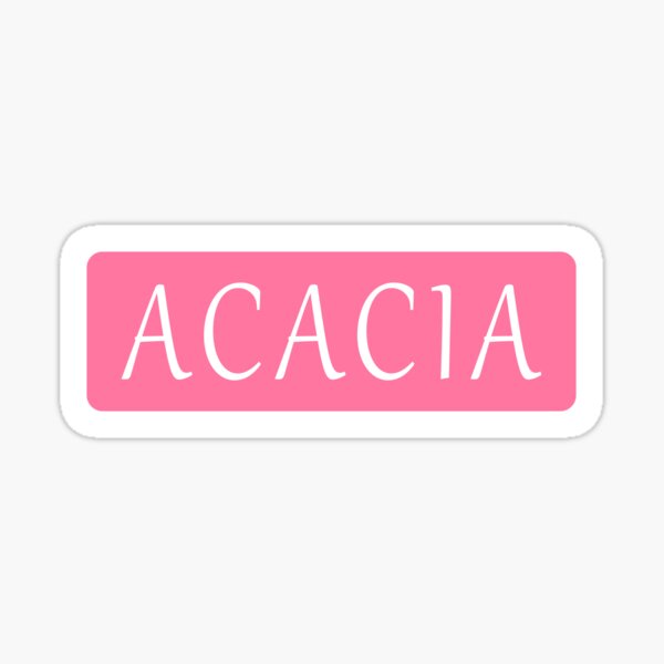 Item preview, Acacia Girls Name designed and sold by Jeallan Designs.