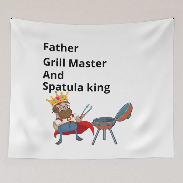 Item preview, Father grill master designed and sold by GrafiWear.