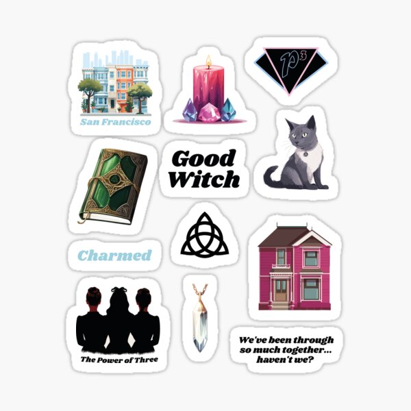 Item preview, Charmed, The Power of Three sticker Pack designed and sold by The Society Aesthetic.