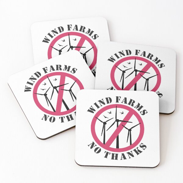 Item preview, Wind Farms No Thanks, Stop Wind Energy designed and sold by HandicraftArt.
