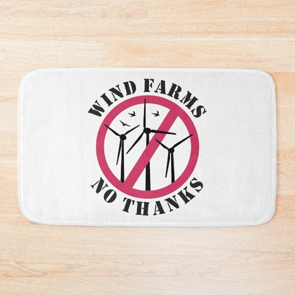 Item preview, Wind Farms No Thanks, Stop Wind Energy designed and sold by HandicraftArt.