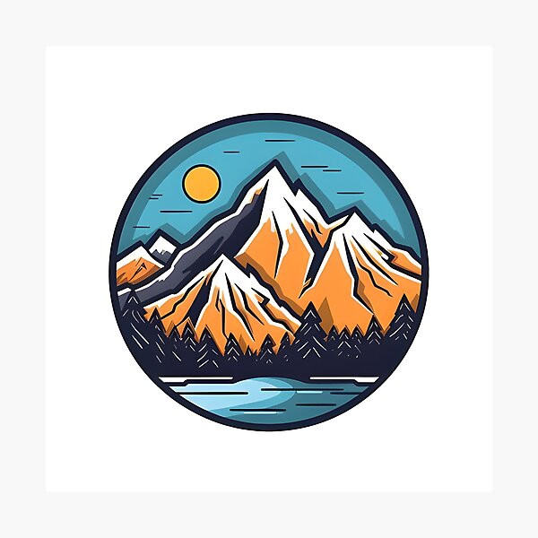 Aperçu de l'œuvre Snowy Mountain créée et vendue par SilverSpell.