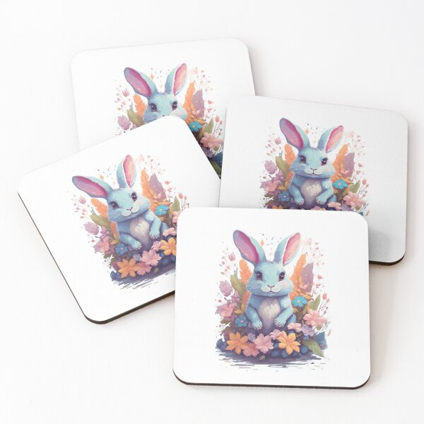 Item preview, Bunny Melody: Whimsical Flower Waltz designed and sold by hudaG.