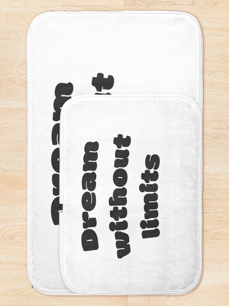 Thumbnail 5 of 6, Bath Mat, Dream without limits designed and sold by DisceteDesigns.