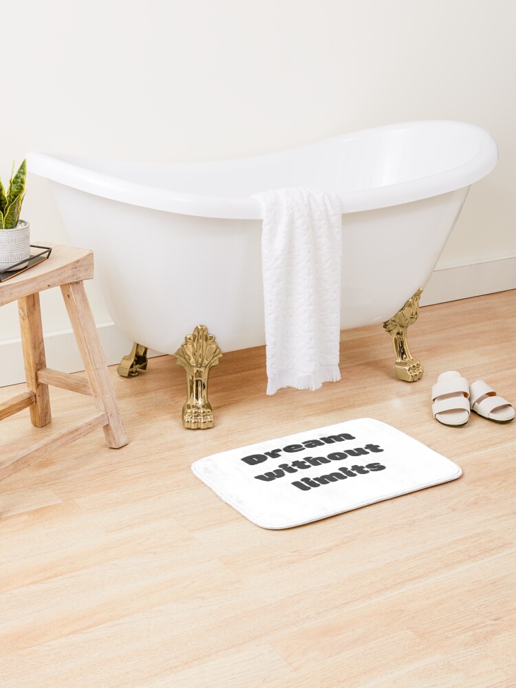 Thumbnail 2 of 6, Bath Mat, Dream without limits designed and sold by DisceteDesigns.