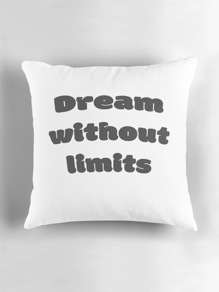 Thumbnail 3 of 4, Pillow, Dream without limits designed and sold by DisceteDesigns.