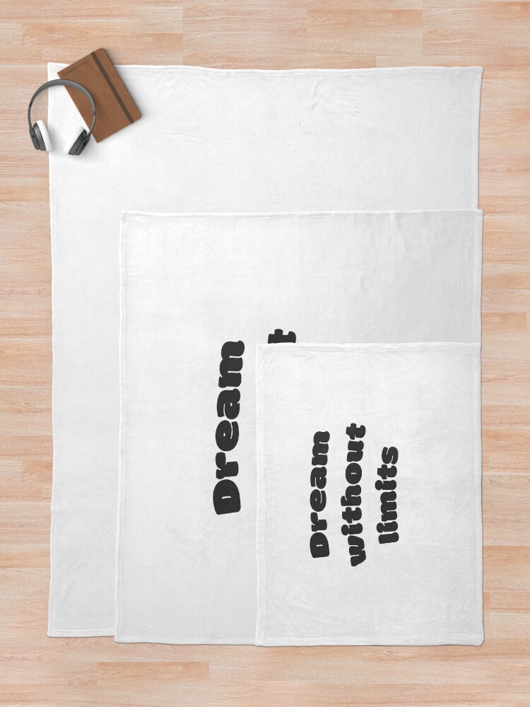 Thumbnail 5 of 6, Throw Blanket, Dream without limits designed and sold by DisceteDesigns.