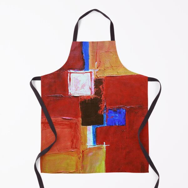 Item preview, Abstract Painting Squares Geometric Colors Red White Blue Colors Effects and Textures designed and sold by WinfinityDesigns.