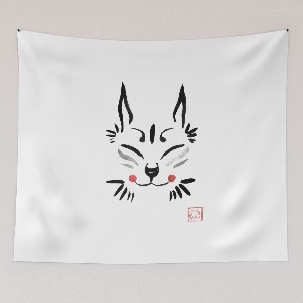 Item preview, kitsune mask designed and sold by pechane.