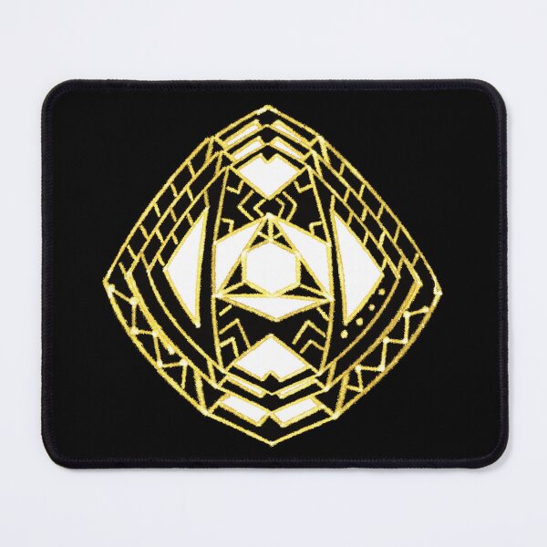 Item preview, Gold geometric medallion designed and sold by AllGenDesigns.