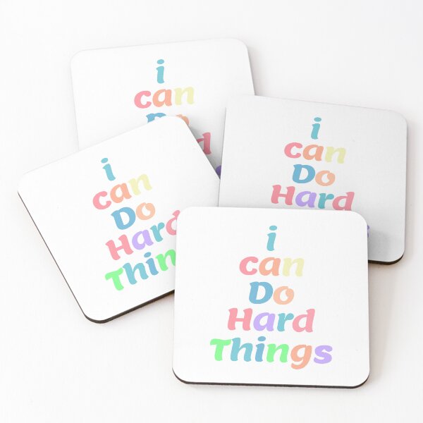Item preview, I Can Do Hard Things, Printable Wall Art, Inspirational Quote, Work Hard Print, Family Theme Print, Back to School Print designed and sold by happytrendjct.