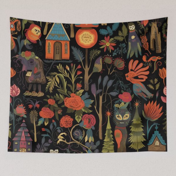 Item preview, fabric with lots of different professional tools on a dark background V2 designed and sold by neerajgenius.