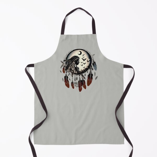 Item preview, Dream catcher, medicine woman, moon, feathers, tribal designed and sold by nitty-gritty.