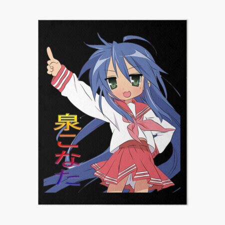 Konata Izumi Lucky Star anime Art Board Print for Sale by Ayako.exe ♡︎