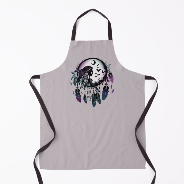Item preview, Dream catcher, medicine woman, moon, feathers, tribal designed and sold by nitty-gritty.