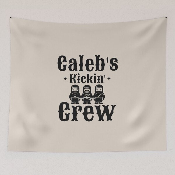 Item preview, Caleb’s kickin’ crew. Ninjas. Sport designed and sold by Tsifra.