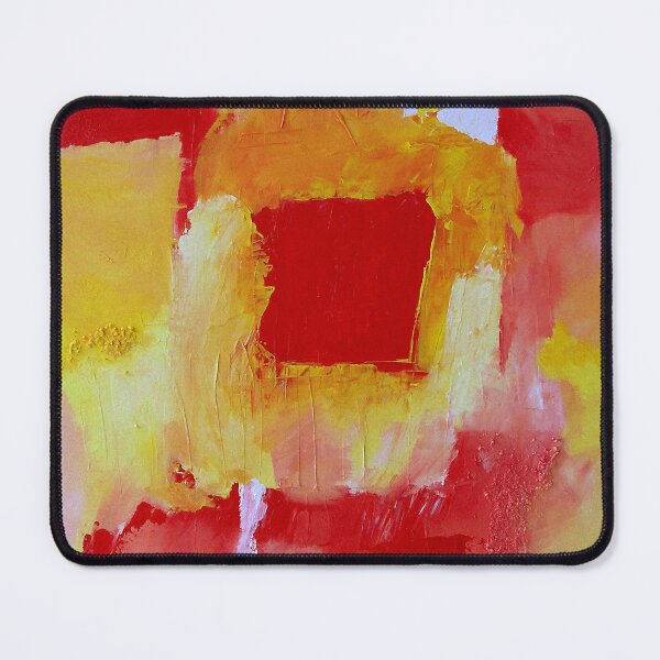 Item preview, Painting Abstract Squares Geometric Clouds Expressive Colors Orange Red Yellow Colors Effects and Textures designed and sold by InfinityDsigns.
