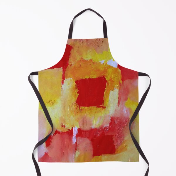 Item preview, Painting Abstract Squares Geometric Clouds Expressive Colors Orange Red Yellow Colors Effects and Textures designed and sold by InfinityDsigns.